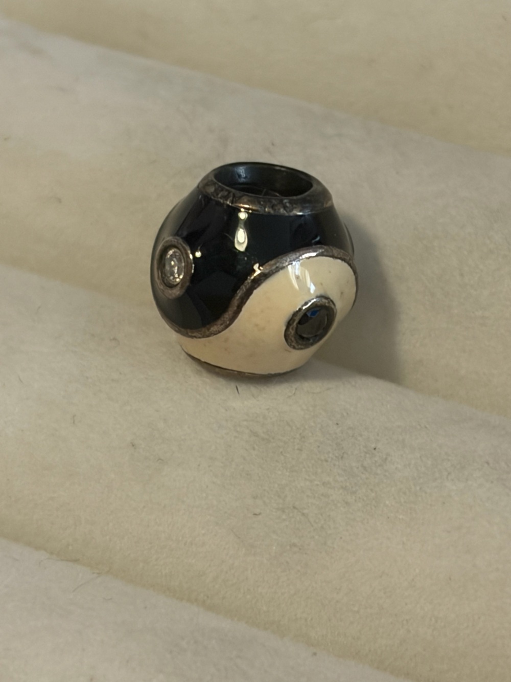 Authentic Pandora Retired 'yin Yang' Charm 925 Ale